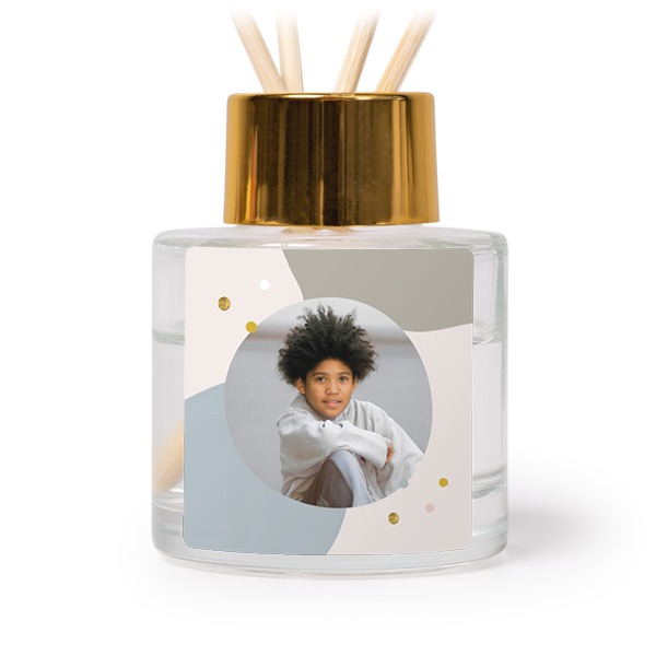 House Perfume Diffuser Gold Square - set of 12