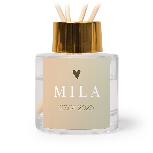 Diffuser med doftpinnar Guld Kvadratisk - 12 st Diffuser med doftpinnar Guld Kvadratisk - 12 st