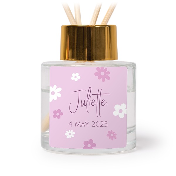 House Perfume Diffuser Gold Square - set of 12