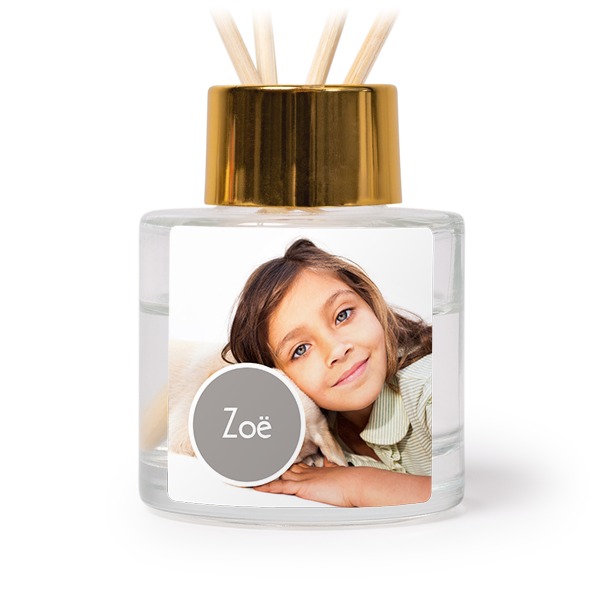 House Perfume Diffuser Gold Square - set of 12