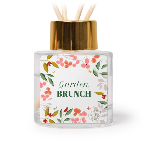 House Perfume Diffuser Gold Square - set of 12