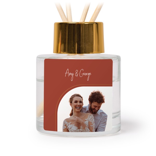 Diffuseur de parfum de maison Doré Carré (lot de 12) Diffuseur de parfum de maison Doré Carré (lot de 12)