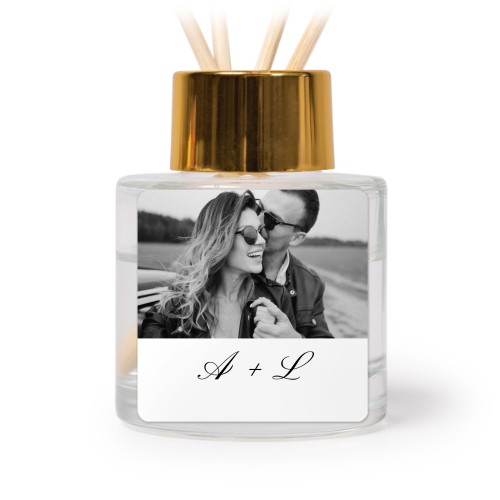 Diffuser med duftpinde Guld Kvadratisk - 12 stk