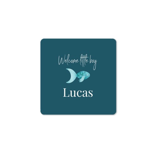 Diffuser med duftpinner Svart Firkantet (sett med 12)