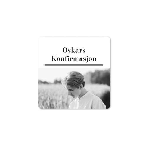 Diffuser med duftpinner Svart Firkantet (sett med 12)