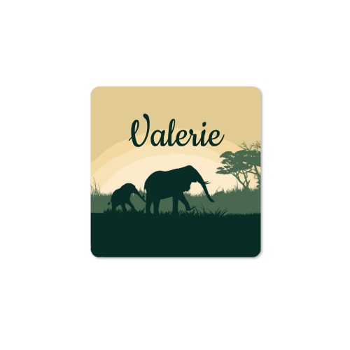 Geurstokjes zwart vierkant (set van 12)