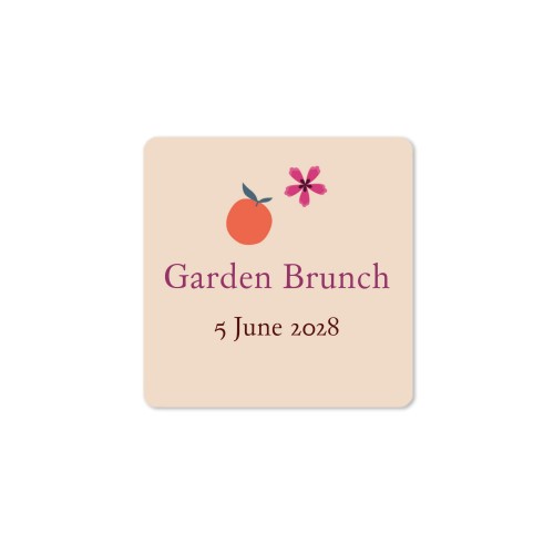 Diffuseur de parfum de maison carré Naturel (lot de 12)