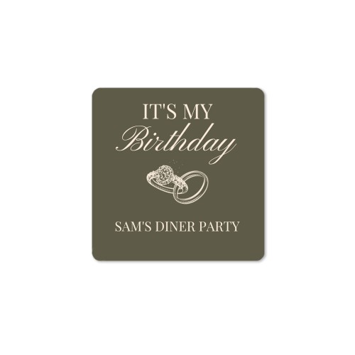 Raumduft Flakon Naturfarben quadratisch - 12 Stk.