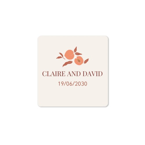 Geurstokjes naturel vierkant (set van 12)