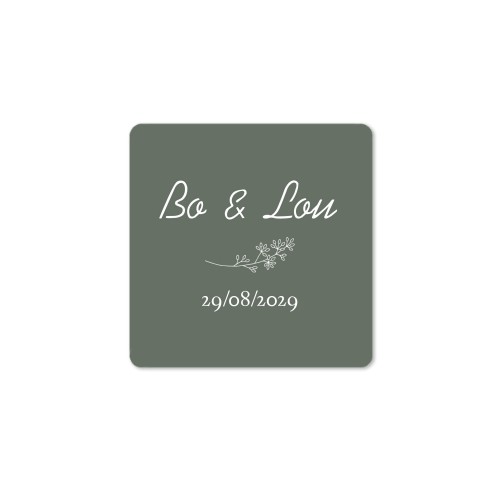 Raumduft Flakon Naturfarben quadratisch - 12 Stk.