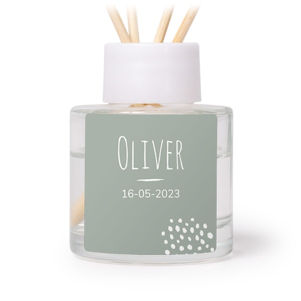 Diffuser med duftpinner Hvit Firkantet - 12 stk