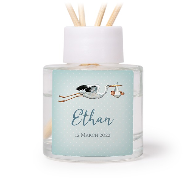 Diffuser med doftpinnar Vit Kvadratisk - 12 st