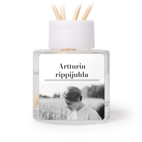 Huonetuoksu tuoksutikuilla Valkoinen Neliönmallinen - 12 kpl