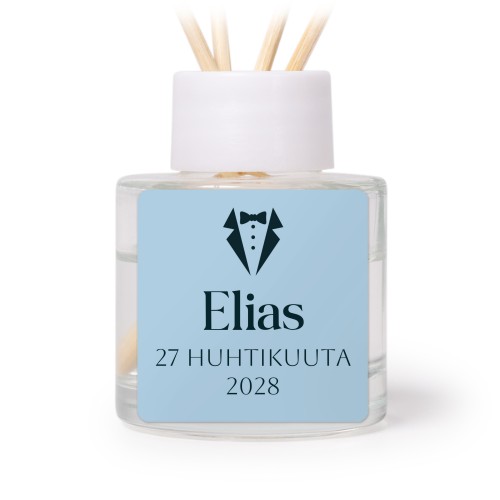 Huonetuoksu tuoksutikuilla Valkoinen Neliönmallinen - 12 kpl