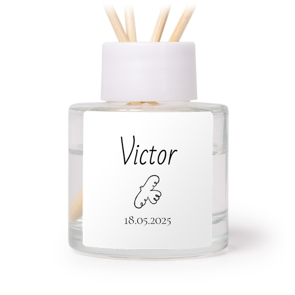 Diffuseur de parfum de maison Blanc Carré (lot de 12)