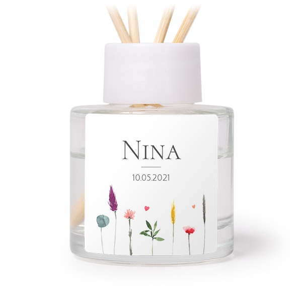 House Perfume Diffuser White Square - set of 12