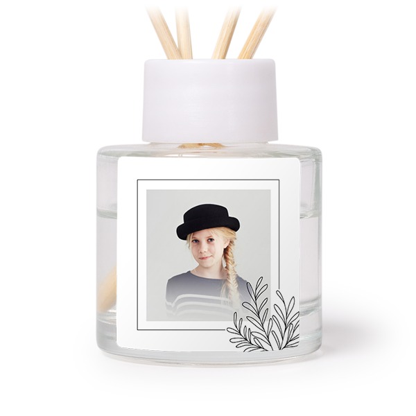 Diffuser med doftpinnar Vit Kvadratisk - 12 st