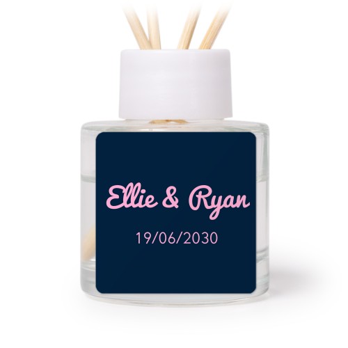 Diffuser med doftpinnar Vit Kvadratisk - 12 st