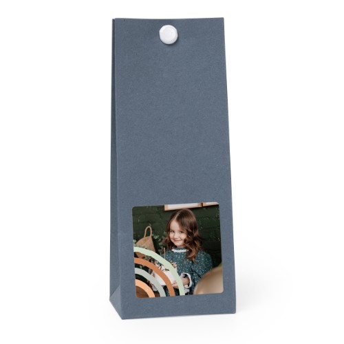 Gavepose Blå kvadrat 4cm