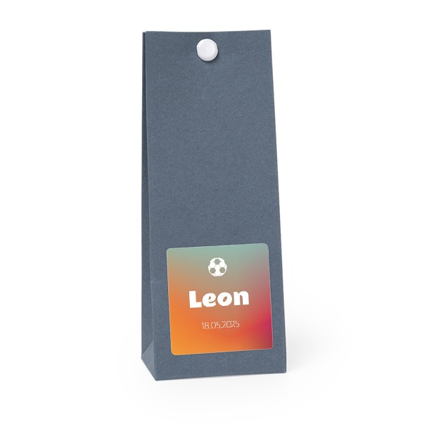 Gavepose blå kvadrat 4cm