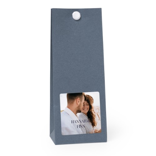 Gavepose blå kvadrat 4cm