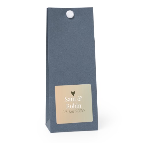 Gavepose blĂĽ kvadrat 4cm Gavepose blĂĽ kvadrat 4cm