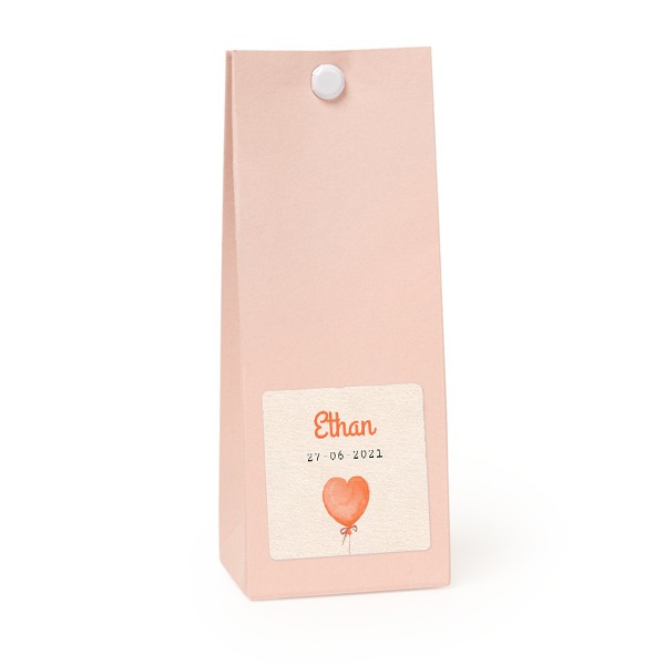 Presentpåse magnolia kvadratisk 4cm