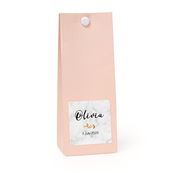 Party favours bag magnolia square 4cm