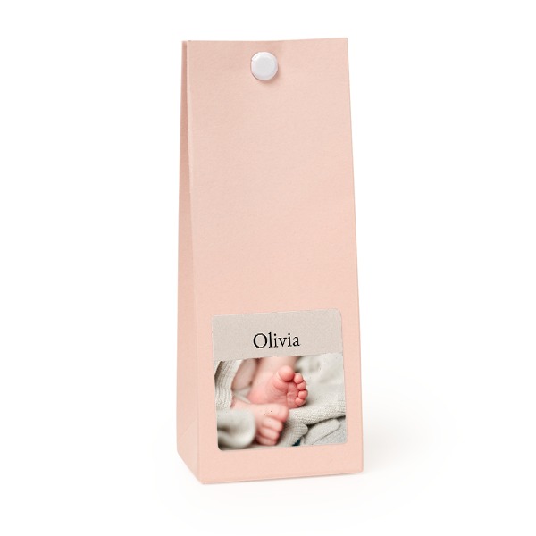 Party favours bag magnolia square 4cm