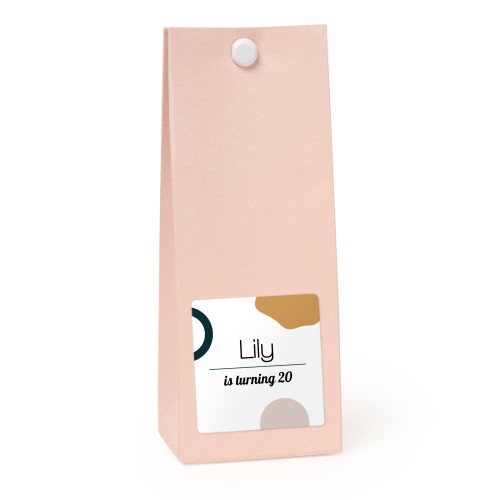 Sachet confiseur carré rose lot de 12 Sachet confiseur carré rose lot de 12