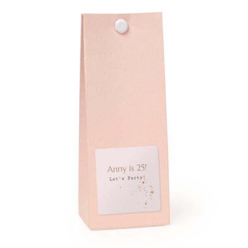 Presentpåse magnolia kvadratisk 4cm