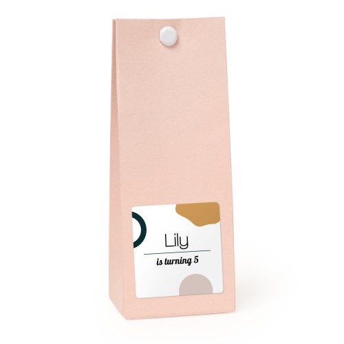 Sachet confiseur carré rose lot de 12 Sachet confiseur carré rose lot de 12