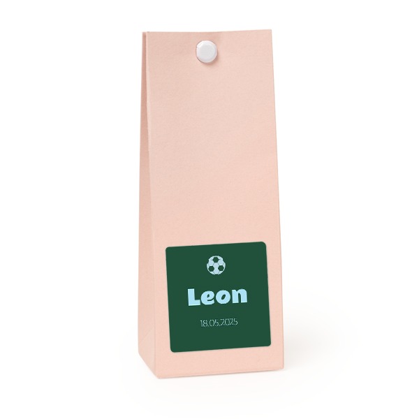 Sachet confiseur carré rose lot de 12