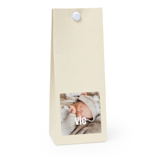 Sachet confiseur carré vanille lot de 12