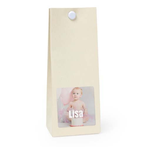 Sachet confiseur carré vanille lot de 12