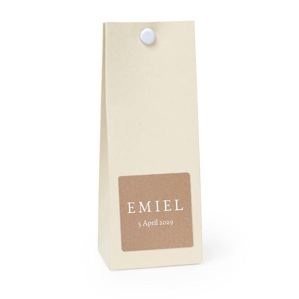 Sachet confiseur carré vanille lot de 12 Sachet confiseur carré vanille lot de 12