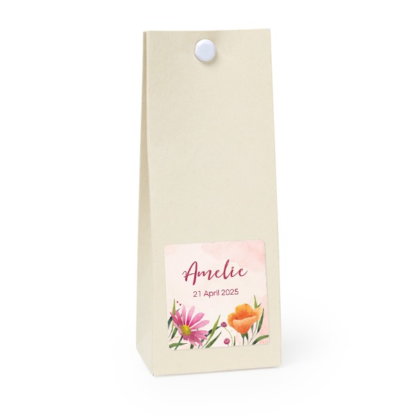 Gavepose vanilje kvadrat 4cm