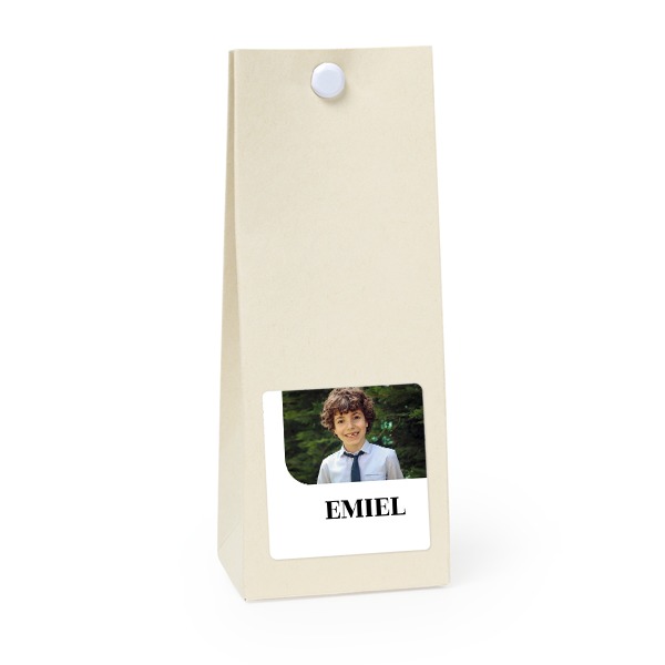 Sachet confiseur carré vanille lot de 12 Sachet confiseur carré vanille lot de 12