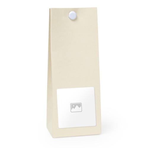 Party favours bag vanilla square 4cm