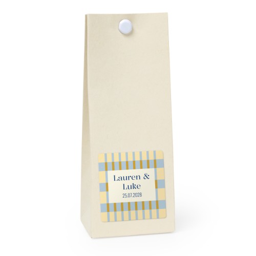 Sachet confiseur carré vanille lot de 12