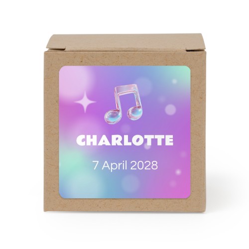 Holographic Music Notes