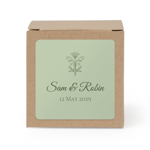 giftstickersquare4x4_vintagefloralframegreen