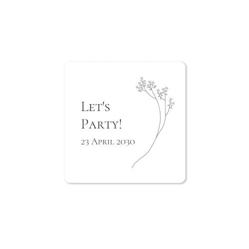 GiftStickerSquare4x4_ChillBotanicWhite