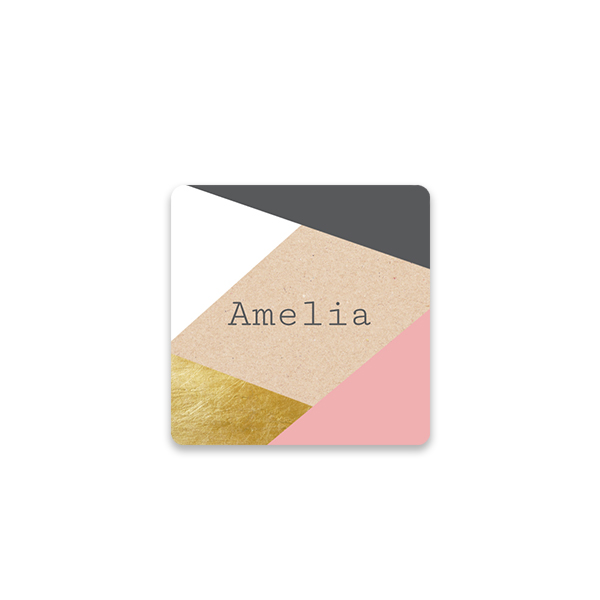 Geo Gold Corner - Text Only