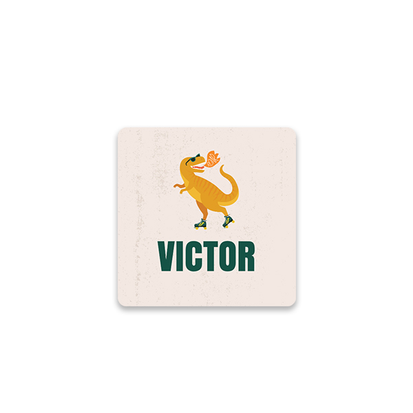 Gift wrapping stickers Square - set of 48 Gift wrapping stickers Square - set of 48