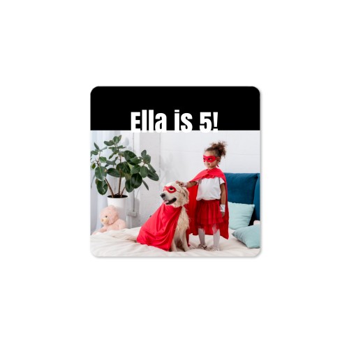 Gift wrapping stickers Square - set of 48