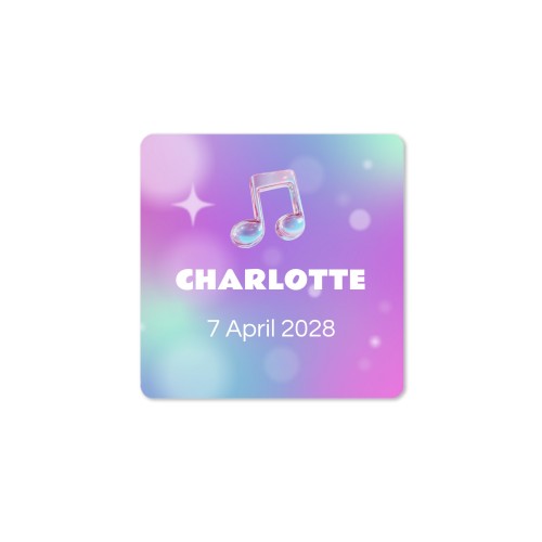 Holographic Music Notes Holographic Music Notes