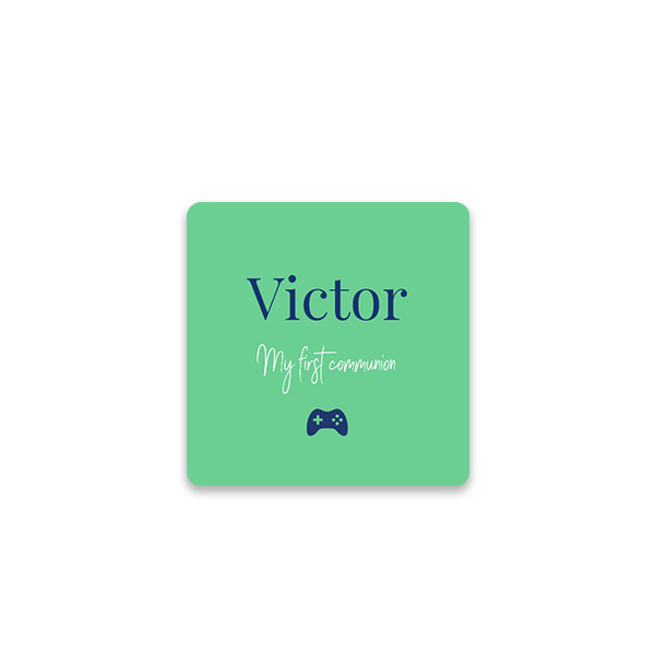 Stickers voor bedankjes Vierkant (set van 48)