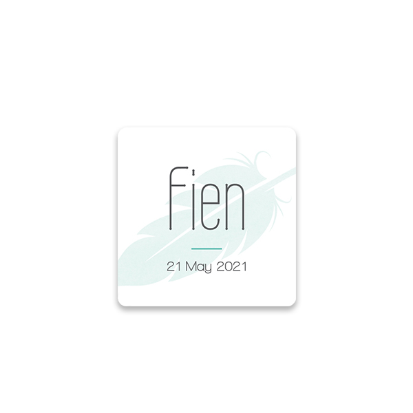 Gift wrapping stickers Square - set of 48 Gift wrapping stickers Square - set of 48