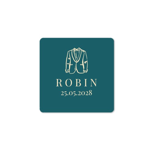 Gaveetiketter Kvadratisk - 48 stk Gaveetiketter Kvadratisk - 48 stk